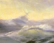 浪中支撑 - 伊凡·康斯坦丁诺维奇·艾瓦佐夫斯基